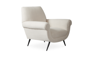 Marcello Lounge Chair (Trinidad Snow) (display sale) 바로배송가능