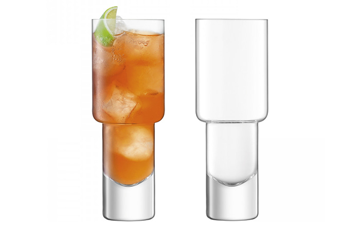 Vodka Mixer Glass 400ml Clear x 2 바로배송가능