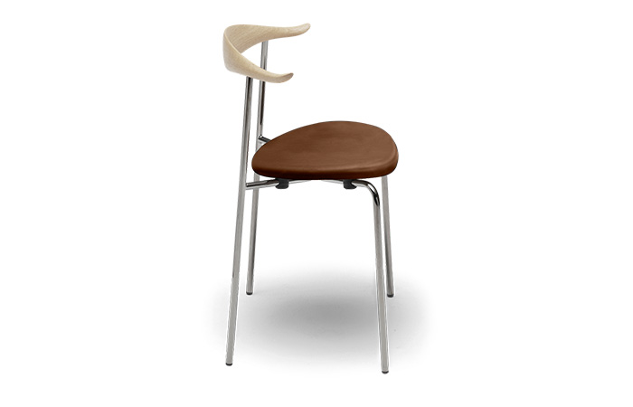 CH88P Chair upholstered oak soap Stainless steel CMHR loke 7748